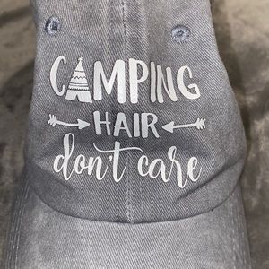 Camping grey cap